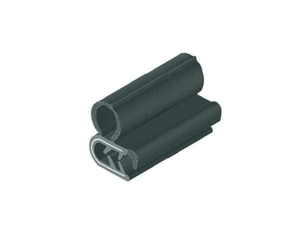 Black EPDM sealing strip(with steel sheet)