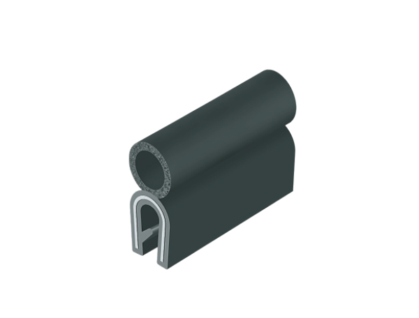 Black EPDM sealing strip(with steel sheet)