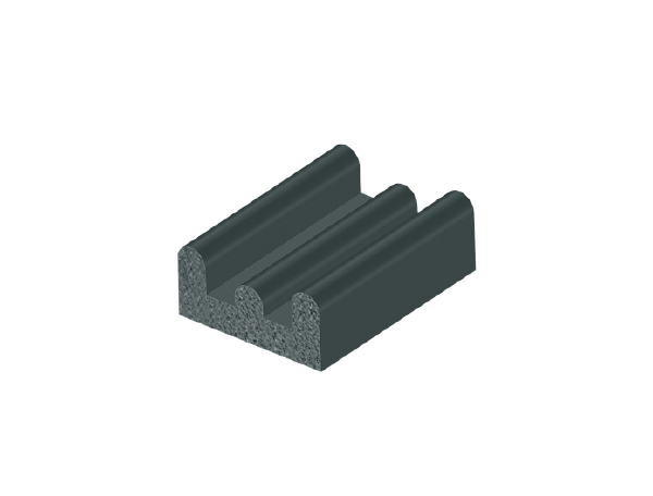 Black EPDM Sponge Strip