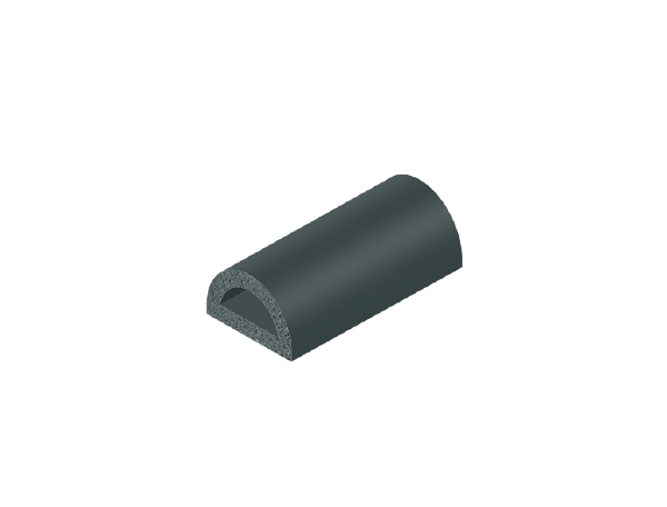 Black EPDM Sponge Strip