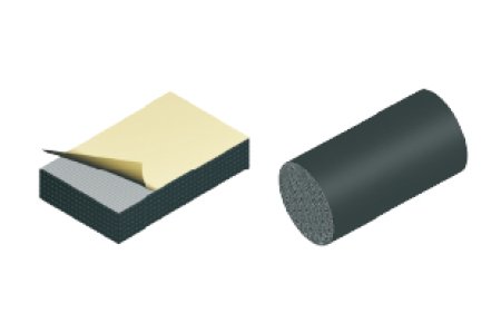 Sponge foam sealing strip 
